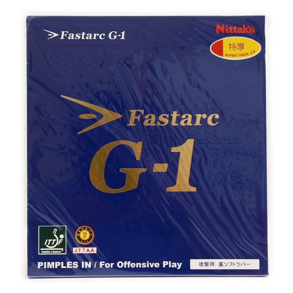Nittaku Fastark G-1 Table Tennis Rubber Soft Red Thick 2.1mm NR8702