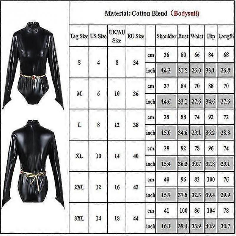 Raven Teen Titans Cosplay Costume Outfits For Women, Raven Bodysuit With Cape Belt Set Halloween Party Fancy Dress