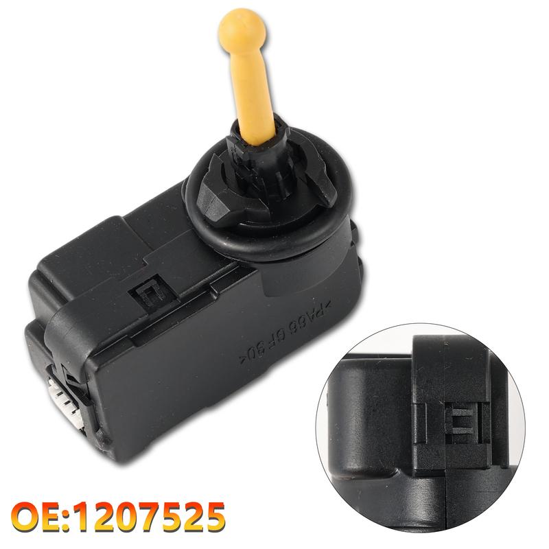 For Vauxhall Opel Corsa C Combo C Headlight Leveling Motor 2001-2011 Beam Height Adjuster Control Unit 1207525 Replacement Part