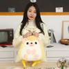 One Piece Cute Soft Hedgehog Plush Backpack Kawaii Comfortable School Bag Cartoon Animal Bag Children's Gift Boys Girls Student