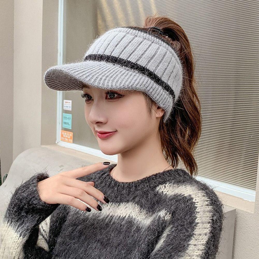Ear Protection Women Baseball Cap Cold-proof Windproof Bonnet Earmuffs Beanies Hat  Outdoor Cycling