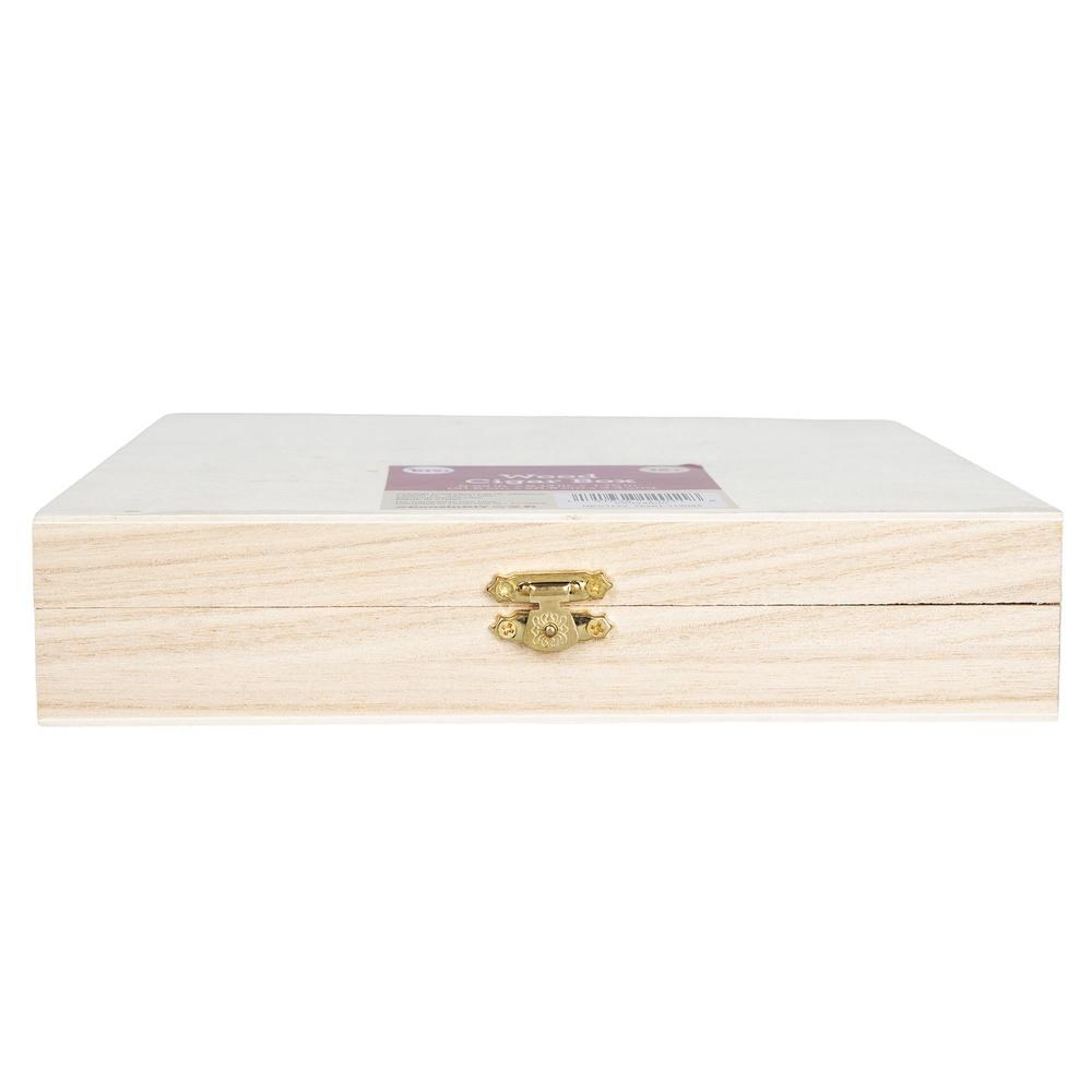 

Необроблена Дерев яна Сигарна Коробка для Рукоділля DIY Проекти Петльована Коробка для Зберігання Пам ятних Речей Органайзер для Ювелірних Виробів Художні Матеріали Мінімалістичний Дизайн United States