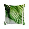 New Tropical Plant Fashionable Leaves Rainforest Pillow Case Cushion Cover Peach Leather Velvet Digital