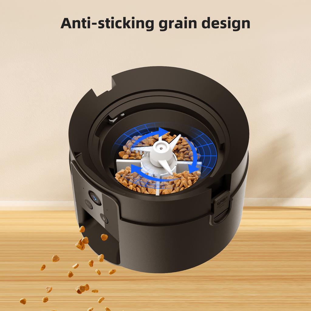 2L APP control WIFI video automatic pet feeder button version automatic cat food dispenser intelligent control pet feeder cat an