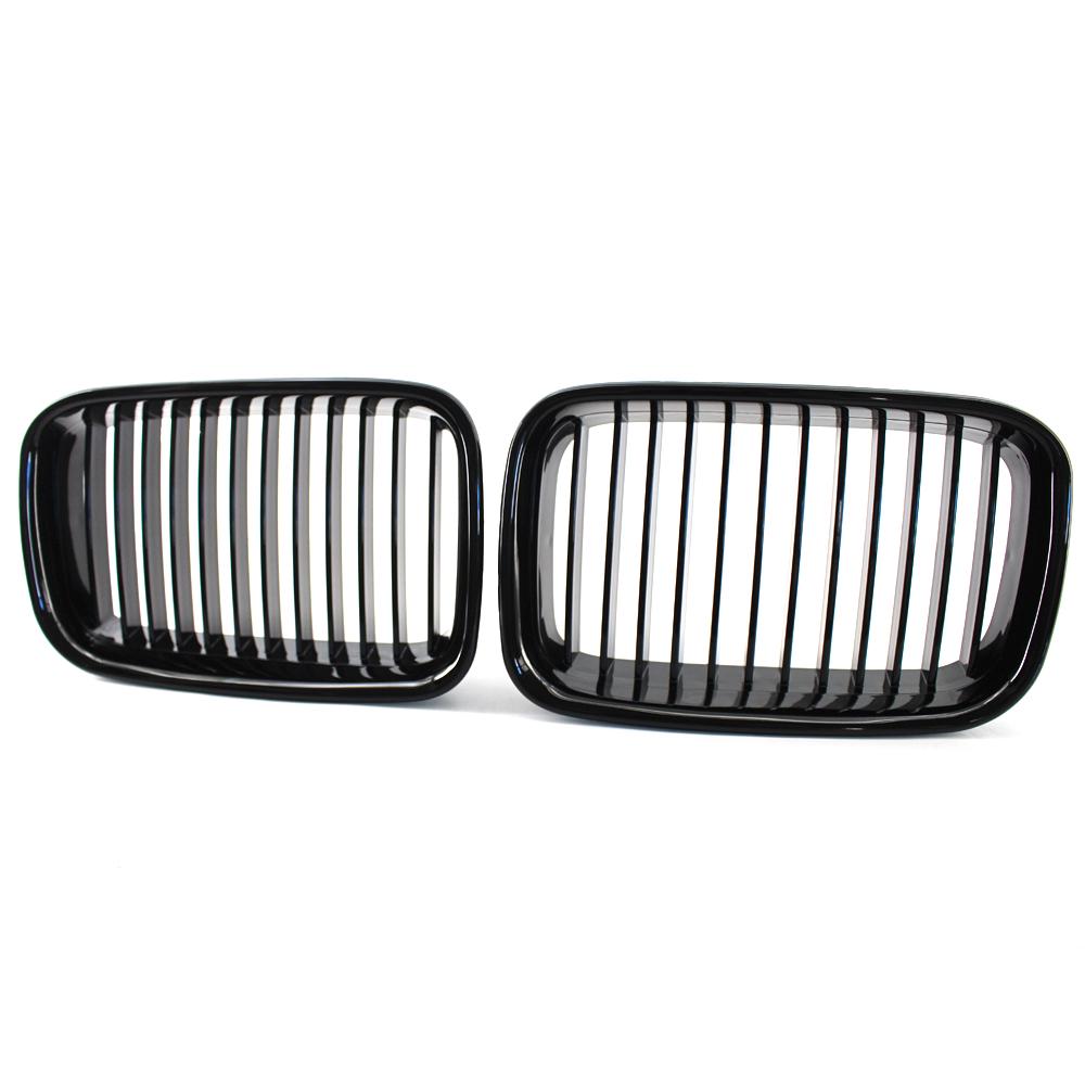 Black Grille ABS Front Replacement Hood Kidney Grill For BMW E36 1994 1995 1996 318i 323i 325i 320i 328i m3