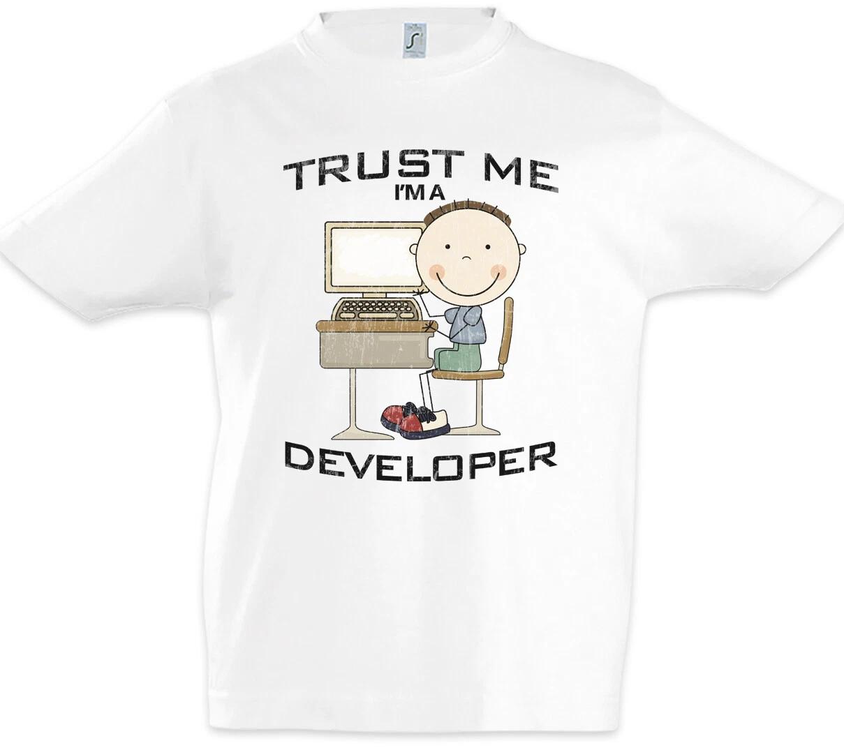 Trust Me I m A Developer Kids Boys kids boys T-Shirt Fun Nerd Admin Programmer 130