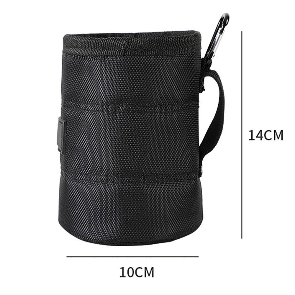 Oxford Nail Screw Storage Bag Black Electrician Tool Bag Cylinder Nail Screw Storage Bag