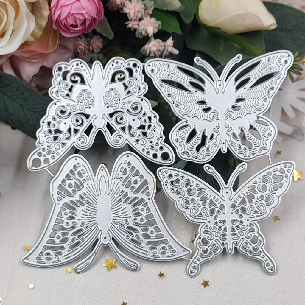 Butterflies Metal Cutting Dies Stencils for DIY Scrapbooking Decorative Embossing Paper Cards Template Decor Die Cuts