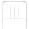 VidaXL White Metal Headboard 90 Cm 352655