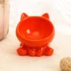 Cat Bowl Integrated Ceramic Diagonal High Feet Cute Protection Cervical Spine Dog Bowl Drinking Cat Bowl Against Black Chin