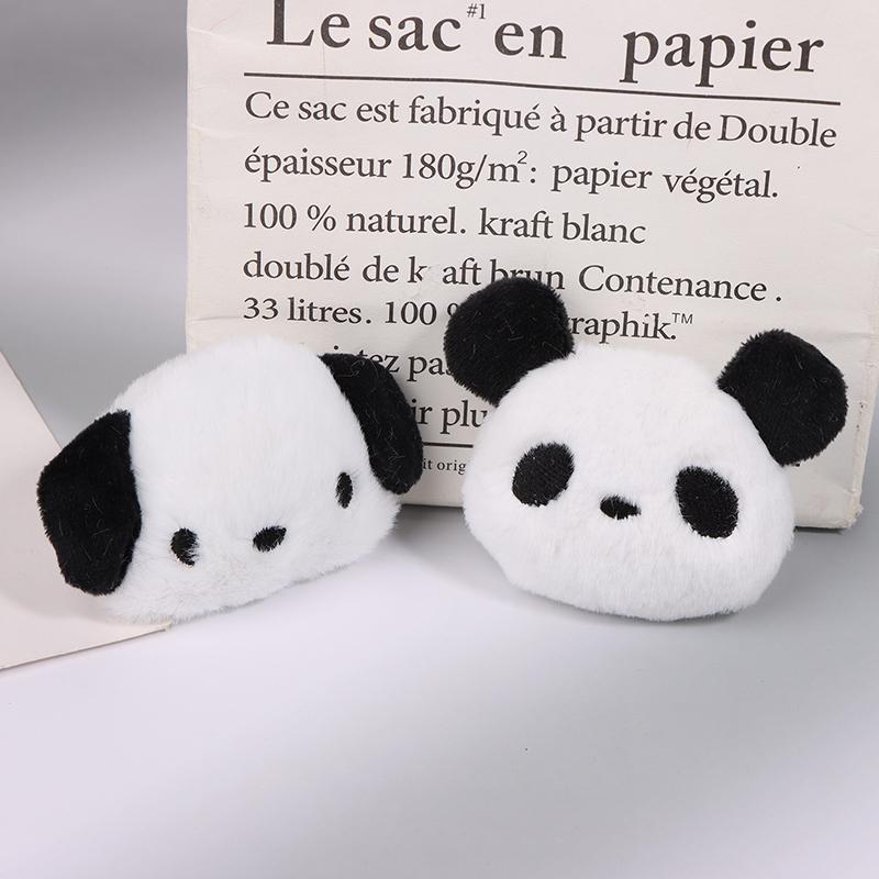 

1 шт., плюшевая брошь в виде панды, милый шарф, девчачья шляпа, булавка для одежды, сумки, значок, аксессуар, детский подарок as the picture