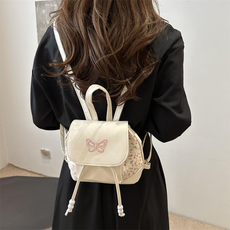 Fashion Double Shoulder Small Bag Women's New Casual Handbag Beautiful Personality Commuter Travel Backpack