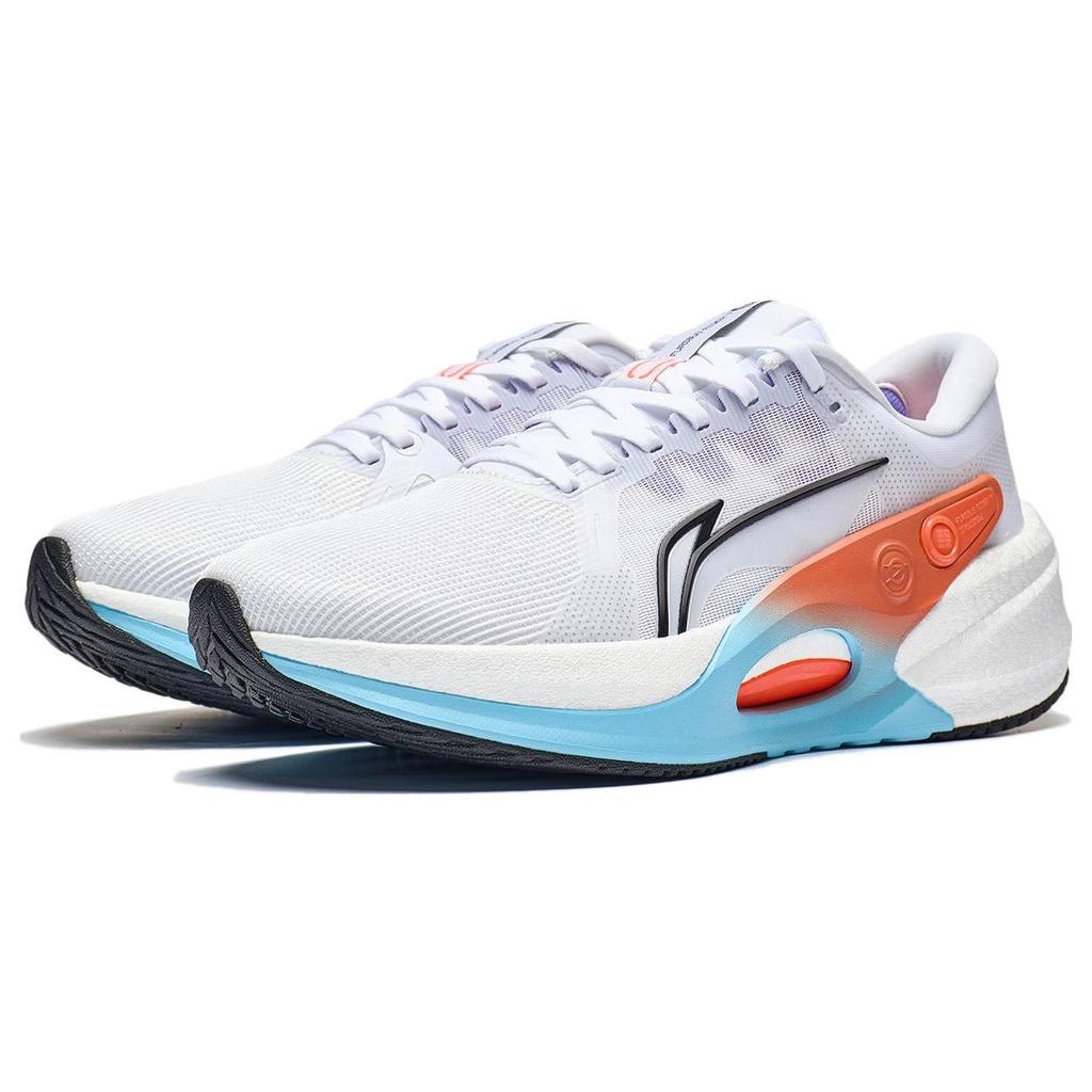Li Ning Fierce Steed 7 Módní šněrovací látkové syntetické kůže protiskluzové odolné proti opotřebení prodyšné nízké běžecké boty pánské tenisky ARZT003-11