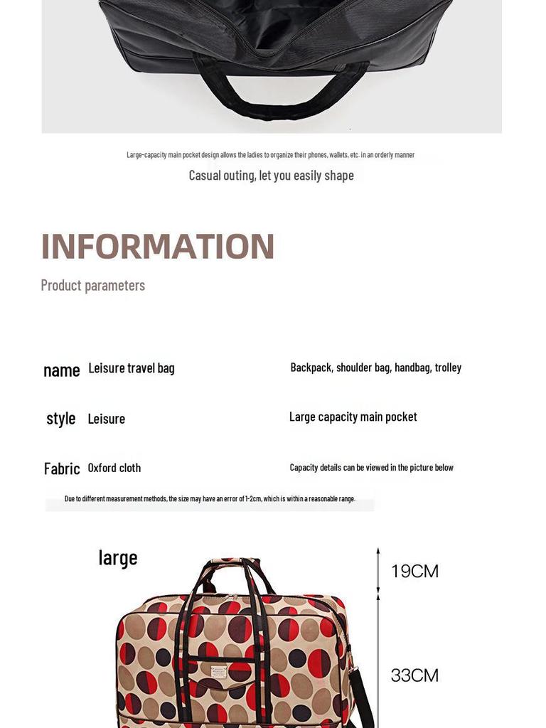 Geantă de voiaj Oxford impermeabilă, extra mare, pentru bagaje de cală