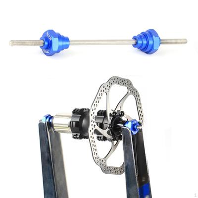 Wytrzymały metalowy stojak na koło rowerowe, adapter osiowy do osi 12/15/20 mm