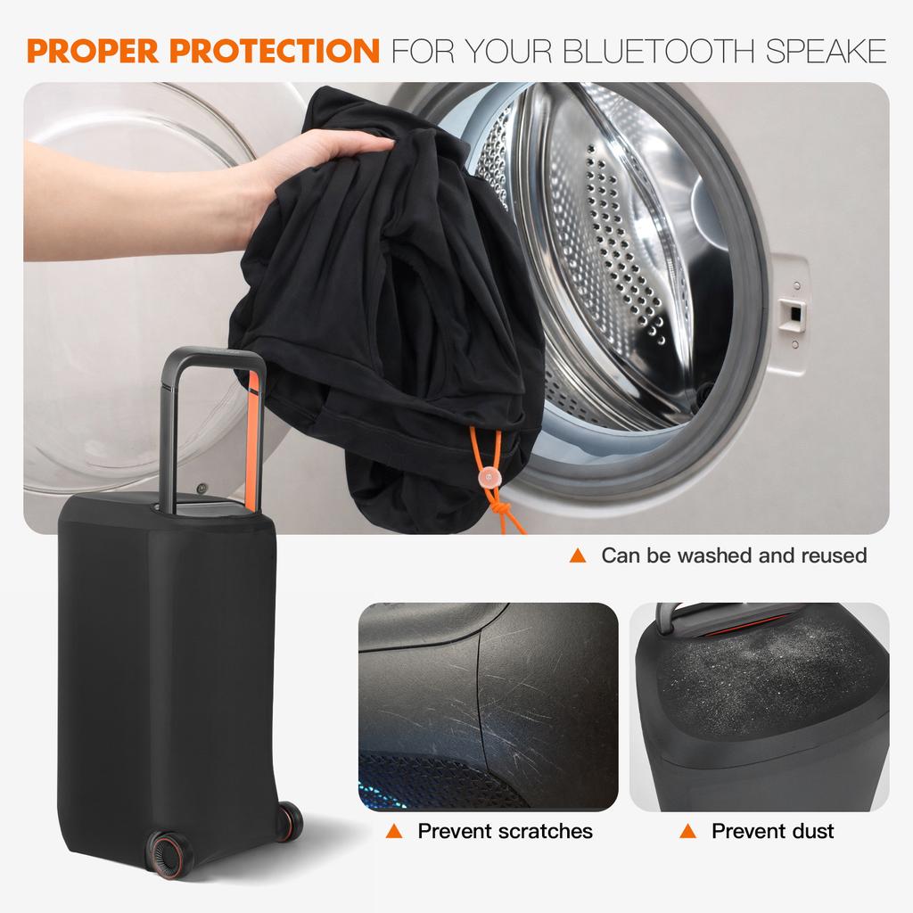 Portable Speaker Case Stretch Portable Party Speaker Dust Case Cover Dustproof Sleeve Protector Accessories for JBL PartyBox 520