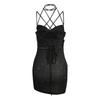 Women's Backless Suspender Dress Sexy Hip Skirt