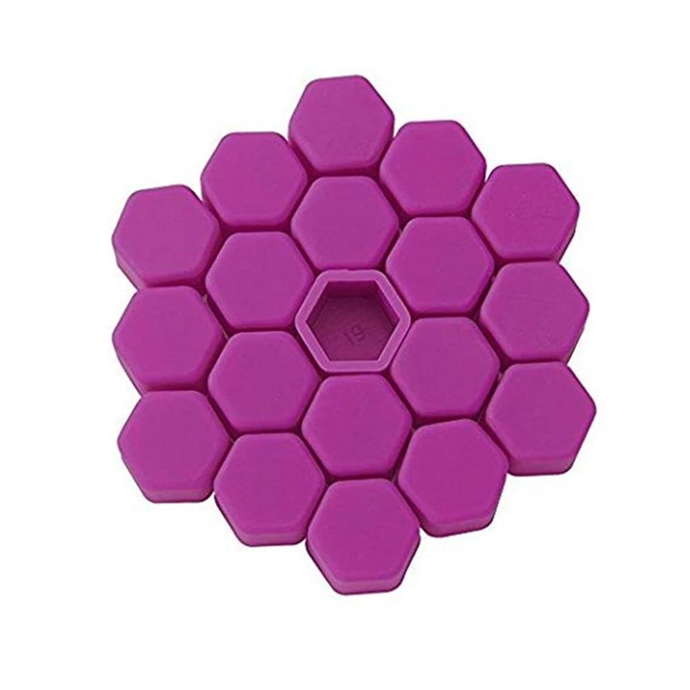

20Pcs/set Silicone Car Tyre Wheel Hub Covers Protection Caps 19/21mm Wheel Nuts Wheel Hub Screw Protector Dust Proof Bolt Cover 19mm