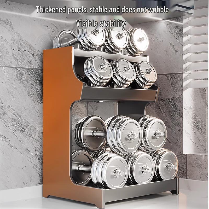 3-Tier Kitchen Countertop Spice & Knife Rack
