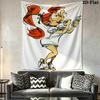 Gaston Lagaffe Animal Wall Tapestry Aesthetic Wall Hanging Printed Fabric Blanket Decorative Tapestries for Bedroom Living Room Home Decor