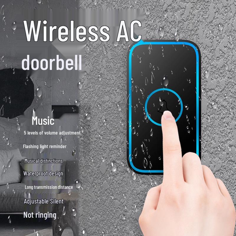 Smart Long-Distance Wireless Doorbell with Remote Control for Home Use