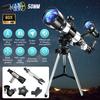 Professional HD Astronomical Telescope FMC Multi-coated Optical Double Lens Monocular for Watching See The Moon and Stars Bird