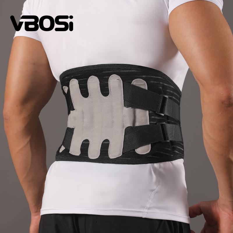 

Durable And Safe Vbosi Adjustable Breathable Waist Support Lower Back Brace For Men And Women With Metal Stabilizers M