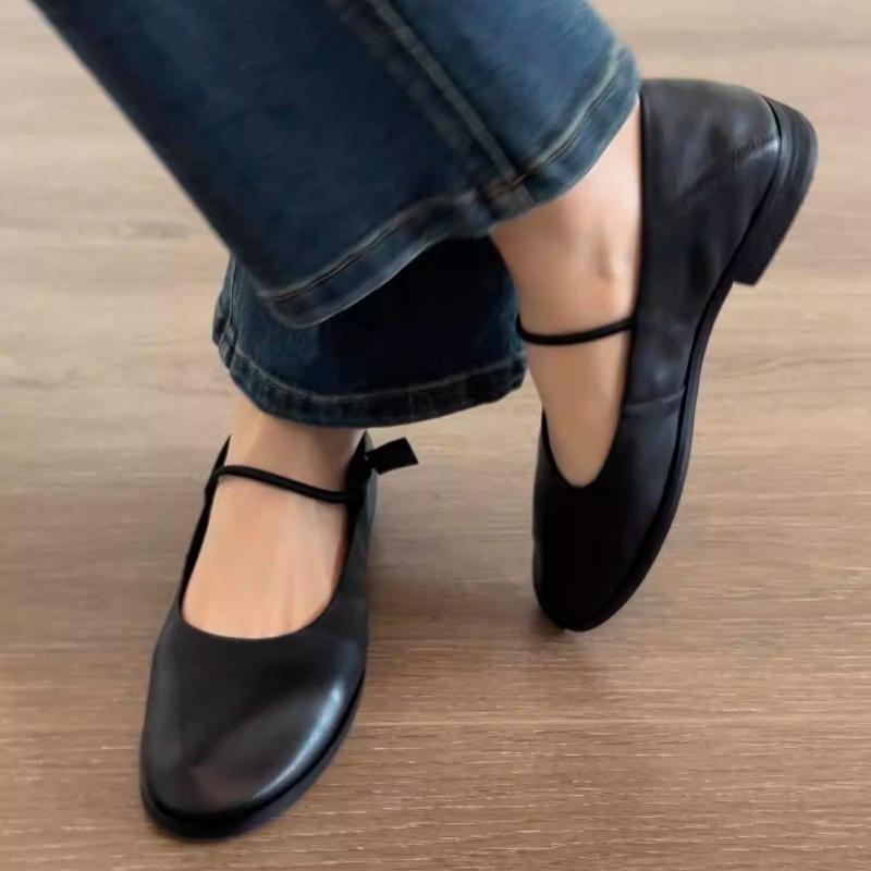 2025 Spring New Style Popular French Women's Flats Shoes Soft Ballet Shoes Elegant Slip On Loafers Shoes Zapatos Mujer