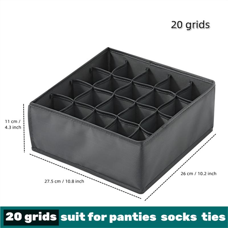 Socks Underwear Organizer Storage Box Washable Odorless Storage Box Drawer Organizer For Lingerie Bras Socks Leggings Organizers