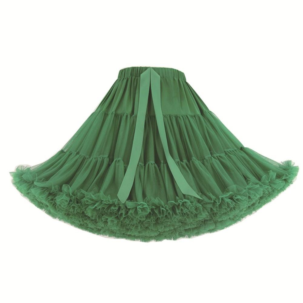 58 Styles Lolita Tutu Skirt 42cm 280g Hexagon Mesh Crinoline No Bone Petticoat Daily Cosplay