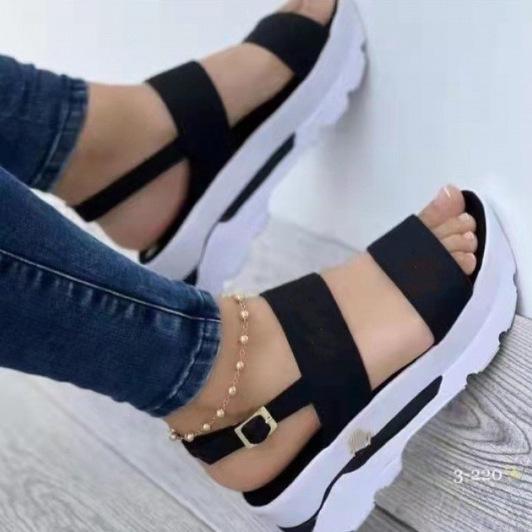 Women's Sandals Lightweight Wedges Women's Summer Platform Shoes High Heels Sandalias Sport Summer Shoes