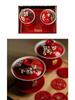 Tying the Knot Ceramic Wedding Tea Cups with Lids - DIY Handmade Decoration