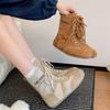 2025 autumn new high-top German training shoes women's shoes breathable casual sports shoes western cowboy boots boxing shoes short boots