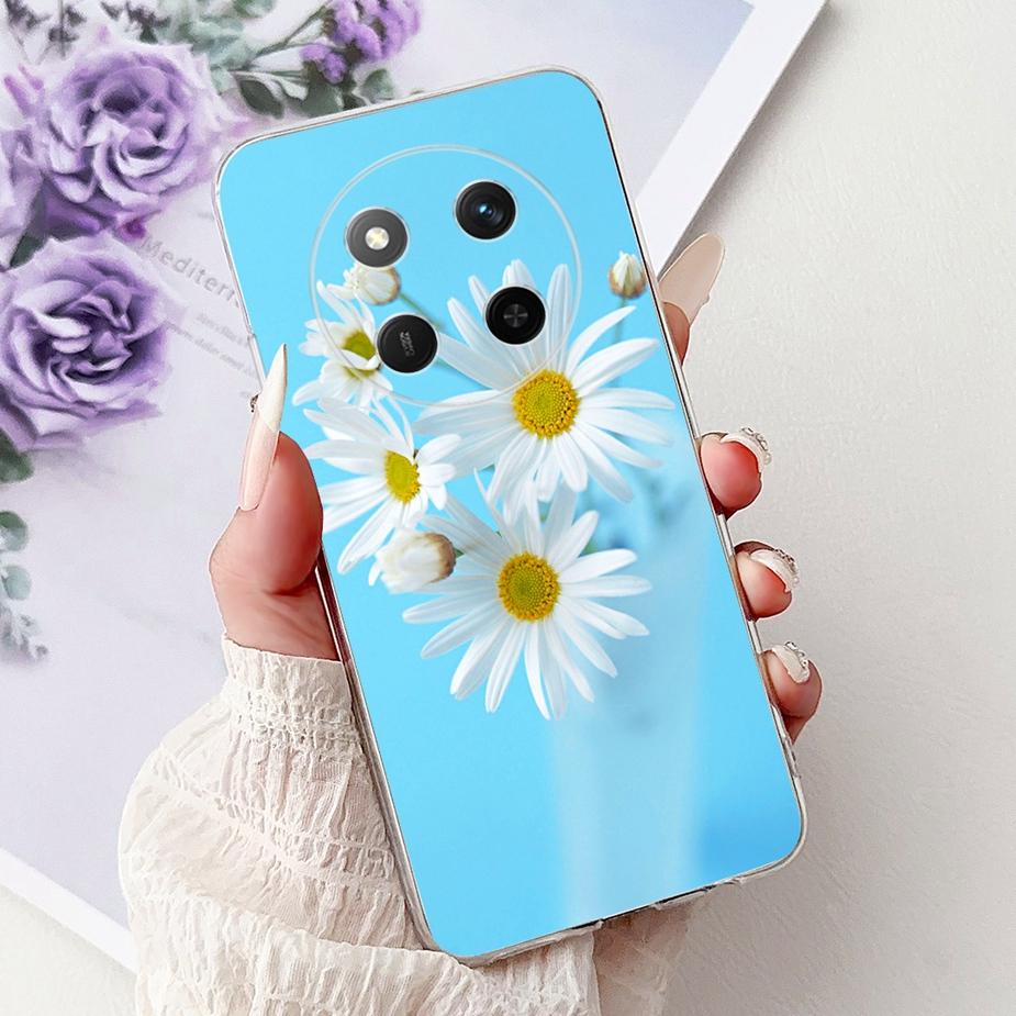 For Honor Magic7 Lite Case BRP-NX1 Coloful Painted Cover Clear Silicone Case For Honor X9C Smart Magic 7 Lite HonorX9C Soft Bags