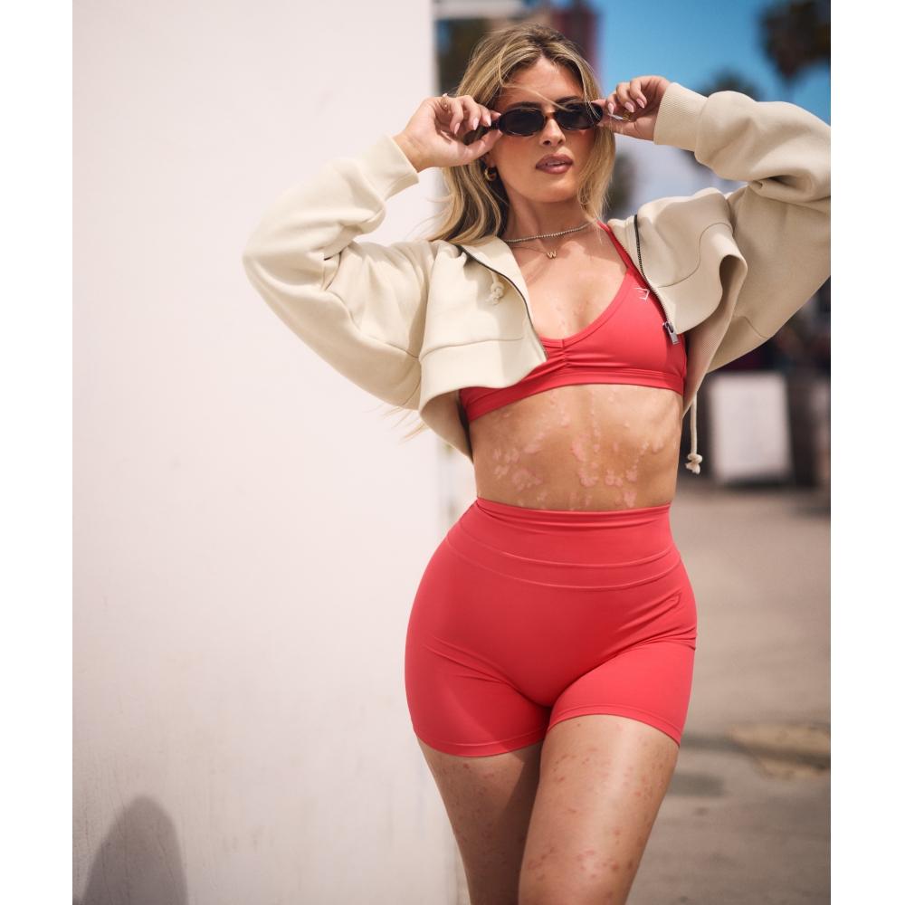 Gymshark Whitney Shorts Coral Red B3c8r Rb0y