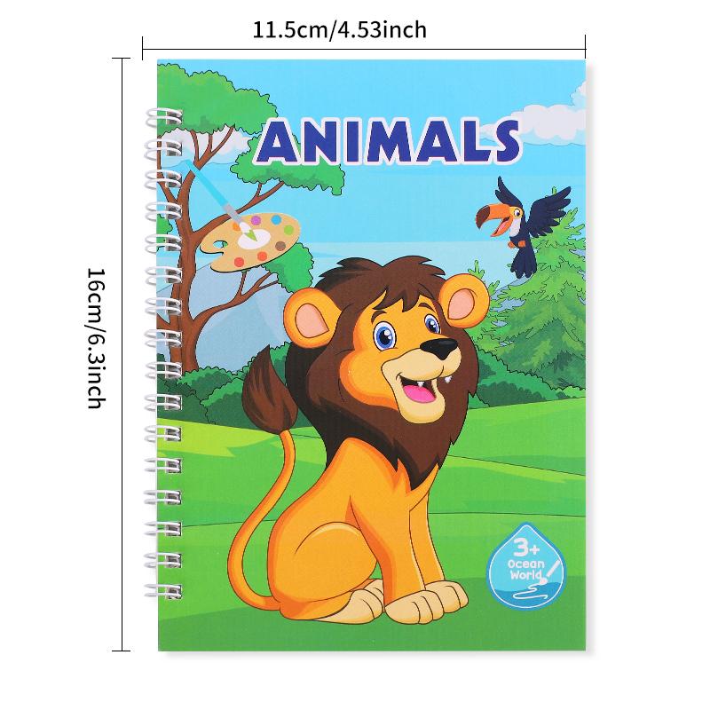 High-Quality 4Pcs/Set High-Quality Cartoon High-Quality Coloring High-Quality Books Self-assembly High-Quality Watercolor High-Quality Painting
