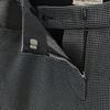 Emporio Armani Check Pattern Wool Pants 38 Black X White Women Used