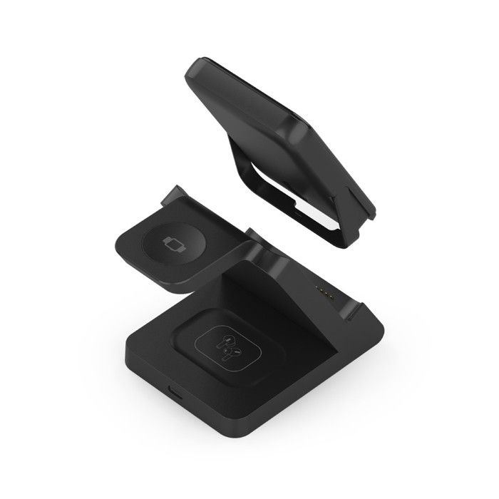 Chargeur Sans Fil Aisens 4-en-1 15W Avec Powerbank Noir