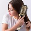 4-in-1 Hot Air Brush for All Hair Types – Professional Volumizer and Styler with Curly Iron, Straightener, and Dryer Attachments, Ergonomic Handle