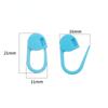20/50/100PCS Mix Color Plastic Resin Small Clip Locking Stitch Markers Crochet Latch Knitting Tools Needle Clip Hook Sewing Tool