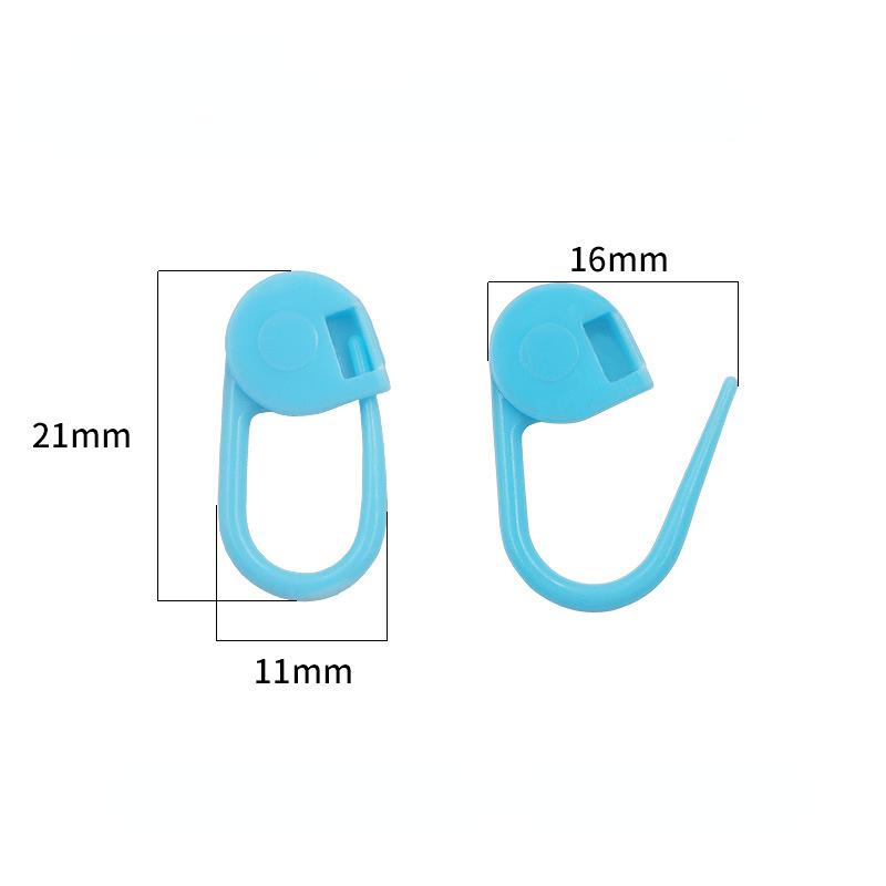 20/50/100PCS Mix Color Plastic Resin Small Clip Locking Stitch Markers Crochet Latch Knitting Tools Needle Clip Hook Sewing Tool