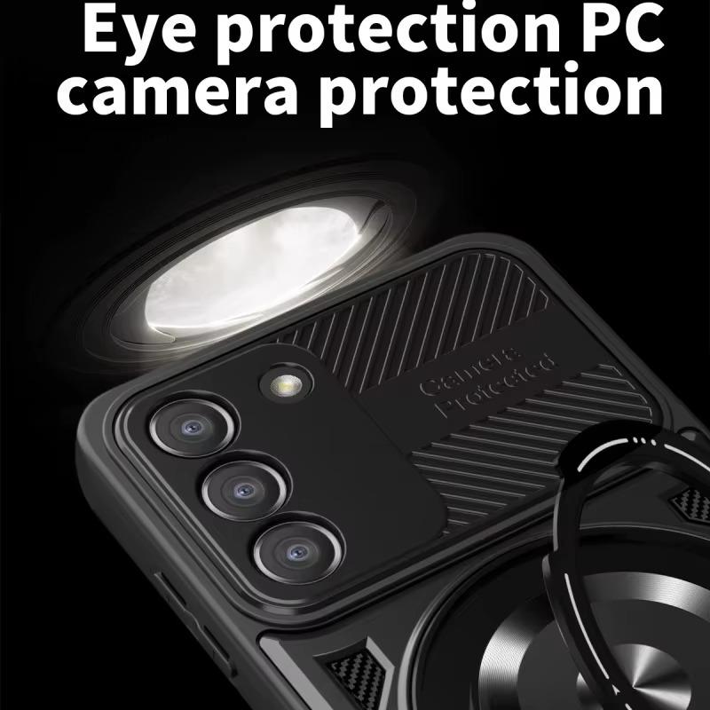 Deluxe Magsafe Magnetic Wireless Charging for Samsung Galaxy S24 Ultra S23 Plus FE Finger Ring Holder Case