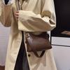  Crossbody Handbag Women PU Simple Versatile Daily Commute