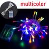 LED-Feen-Lichterkette, 7 Farben, batteriebetrieben, für den Außenbereich, wasserdicht, LED-Lichterkette, Weihnachten, Geburtstag, Zuhause, Party, Dekoration, Lampe