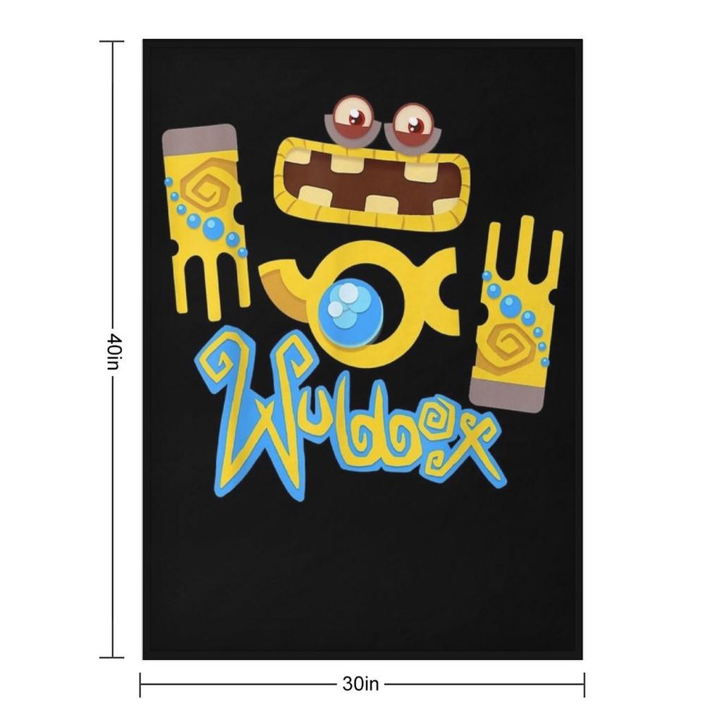 My Singing Monsters Wubbox Funny Throw Blanket cosplay anime Nap Thins Hair Blankets
