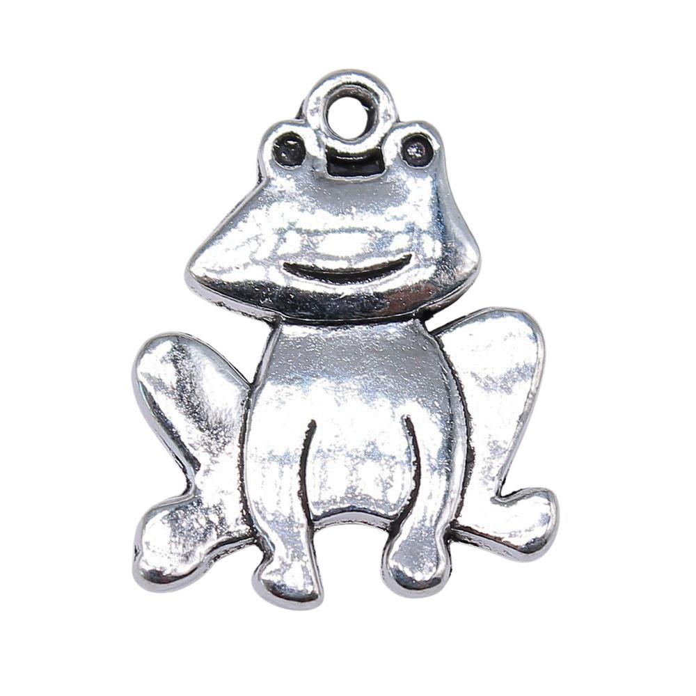 Frogs Insects Charms Vintage Alloy Pendants For Reptile Themed Jewelry