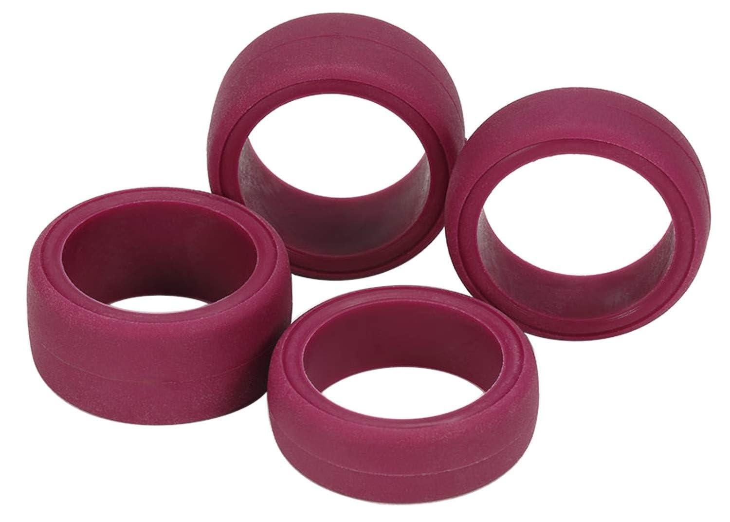 

Tamiya Mini 4WD Special Edition Low Friction Large Diameter Slick Tires 95542 (4 Maroon)