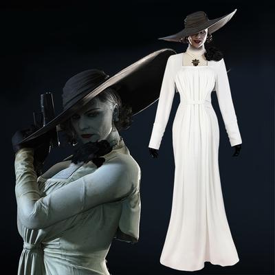 Vampire Madam Alcina Dimitrescu Cosplay Vampire Lady Dress  Evil Village Cosplay Costume Halloween Party