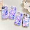 For OPPO A38 A18 A60 A58 A57s A96 Reno12 13 Realme C31 C30 Vivo V30 Y27s Y28 Y36 Y76 Wavy Edge Colorful Butterfly Soft Silicone Phone Case