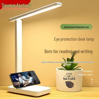 LED Eye Protection Desk Lamp for Students - Rechargeable, Long Battery Life, Perfect for Reading and Studying